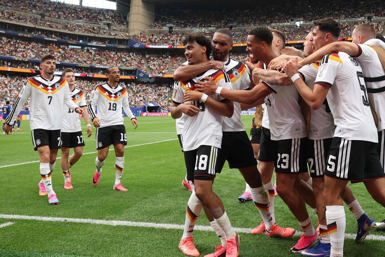 Die DFB-Auswahl durfte sieben Mal jubeln. © APA / ALEXANDER HASSENSTEIN