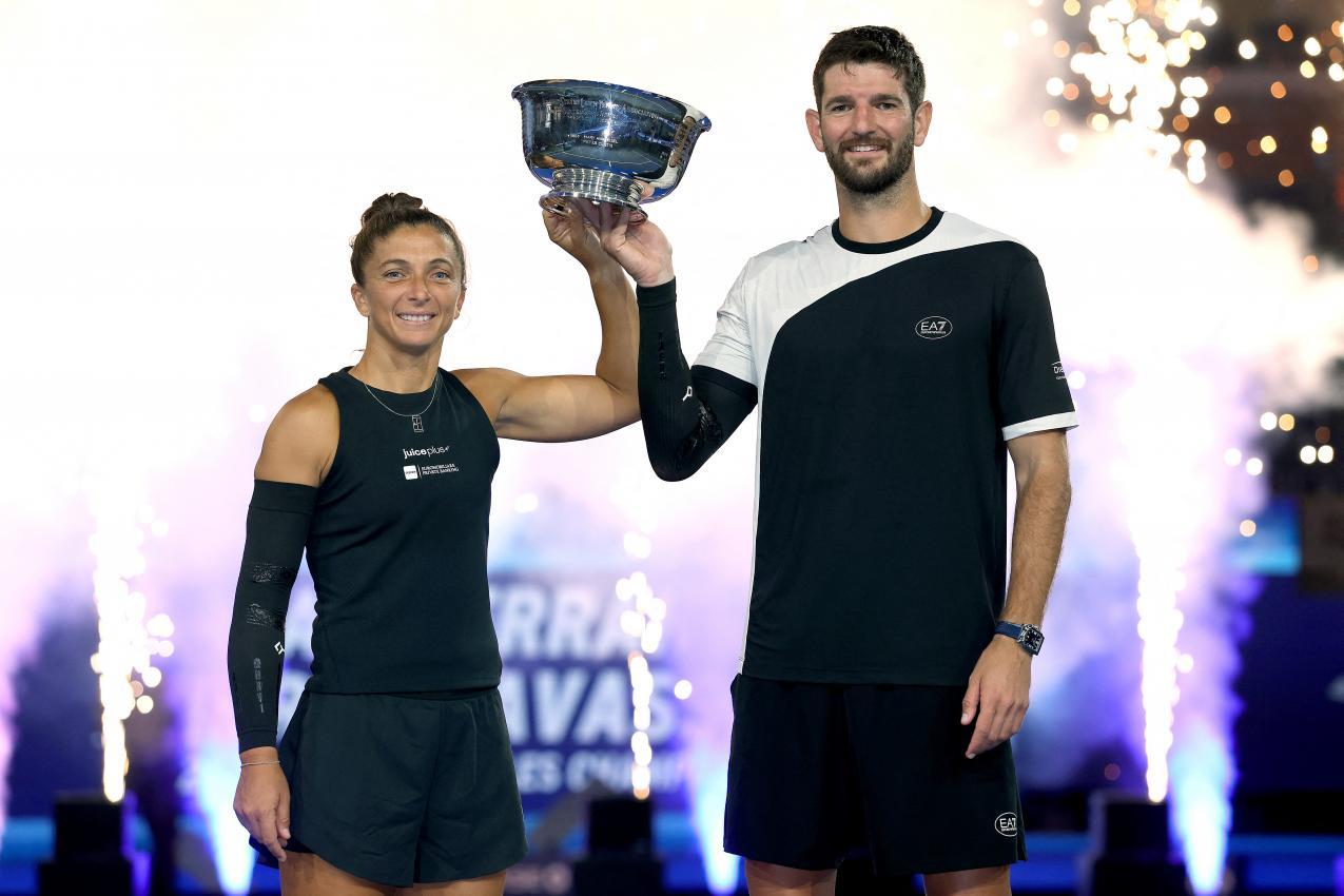 Die Gewinner des letzten Jahres: Sara Errani und Andrea Vavassori © GETTY IMAGES NORTH AMERICA / MATTHEW STOCKMAN