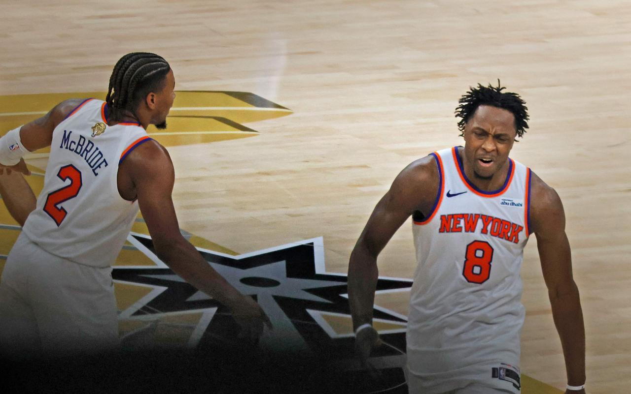 Die New York Knicks siegten zum Auftakt. © APA / RONALD CORTES