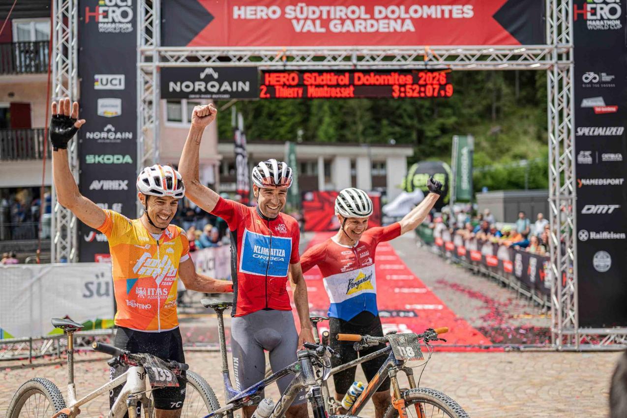 Diego Rosa, David Valero Serrano und Tim Smeenge jubeln. © wisthaler.com / Harald Wisthaler