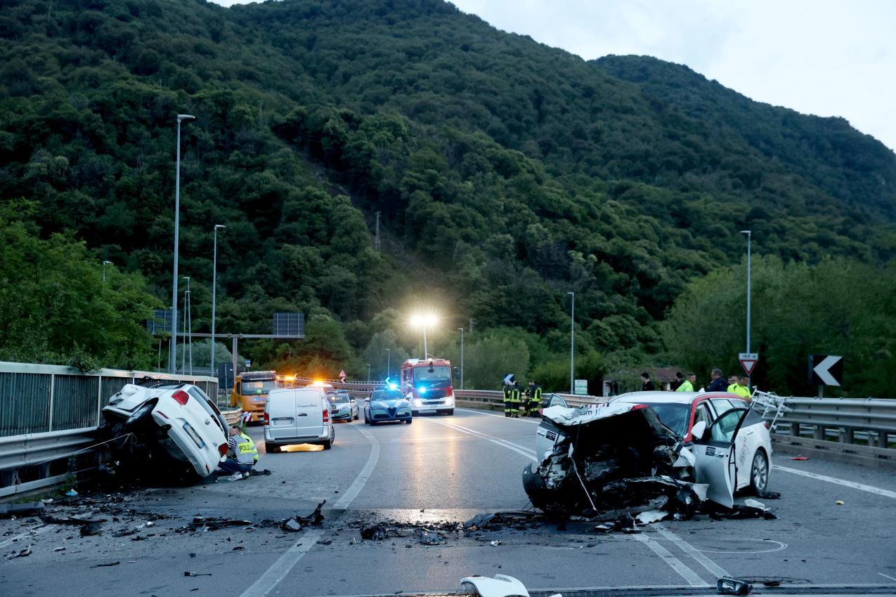 Ein Foto der Unfallstelle. © ANSA / Filippo Venezia