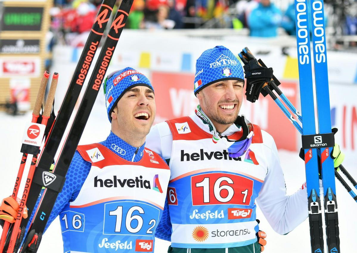 Feierten viele gemeinsame Erfolge: Federico Pellegrino und Francesco De Fabiani © APA / BARBARA GINDL