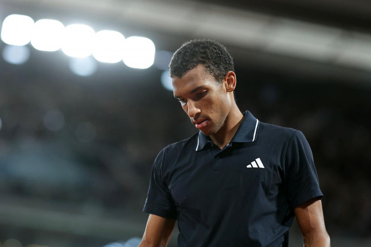 Felix Auger-Aliassime musste sich Flavio Cobolli beugen. © APA/afp / THOMAS SAMSON