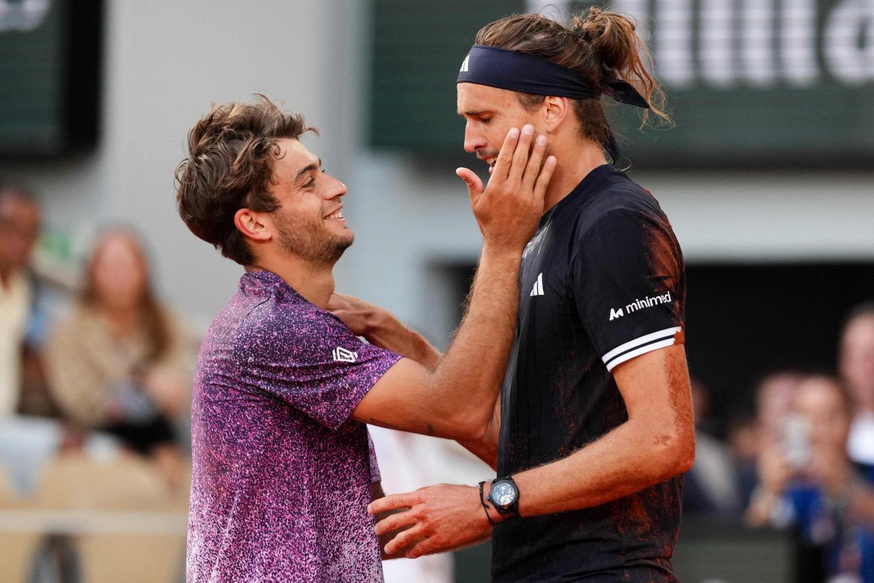 Flavio Cobolli und Alexander Zverev lieferten sich ein tolles Endspiel. © APA/afp / DIMITAR DILKOFF