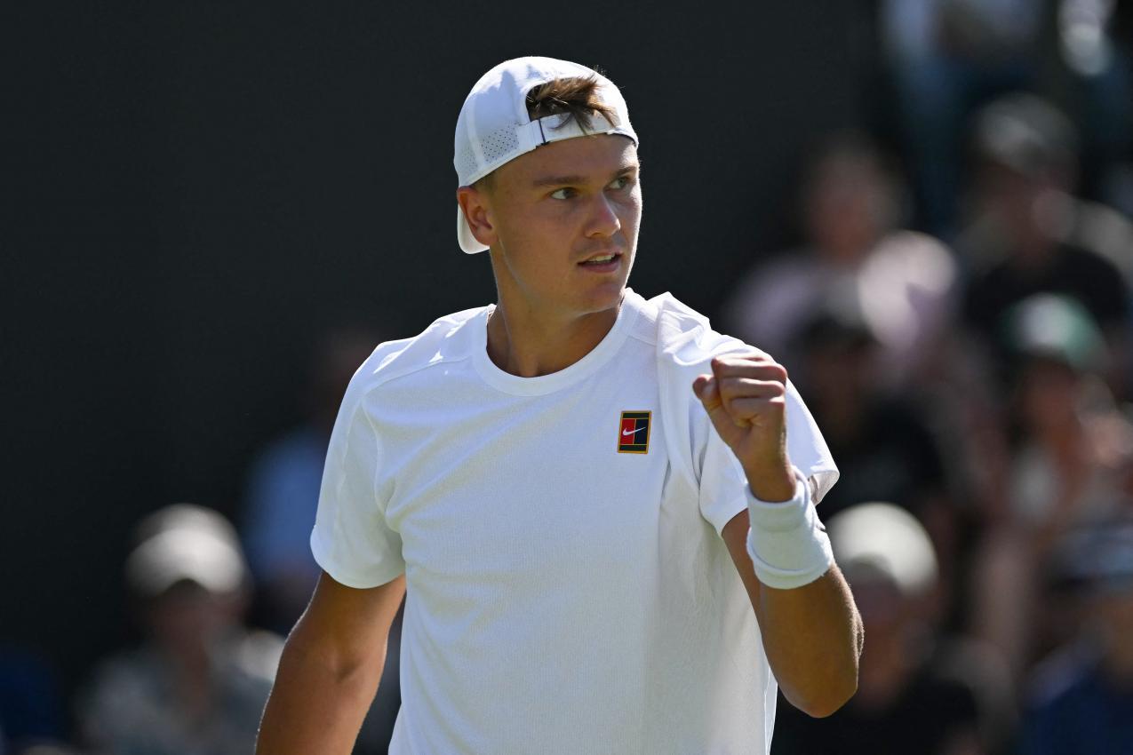 Holger Rune kämpft um sein Comeback. © AFP / GLYN KIRK