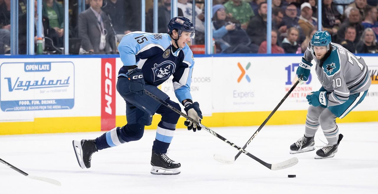 In der letzten Saison spielte Isaac Ratcliffe 61 Mal für Milwaukee in der AHL (24 Punkte). © PM/Milwaukee Admirals