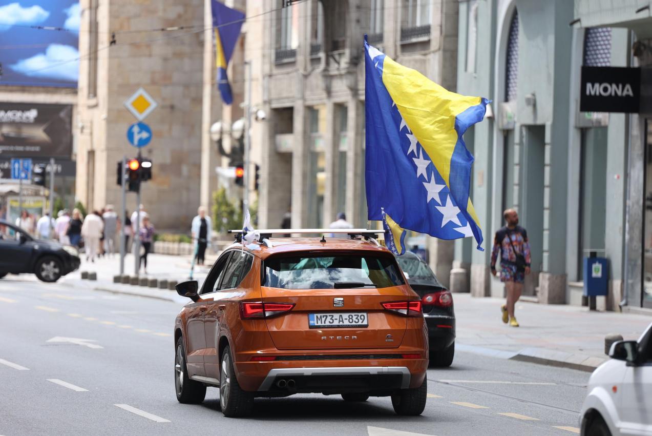 In der Stadt herrscht WM-Stimmung. © ANSA / HAZIM ALJOVIC