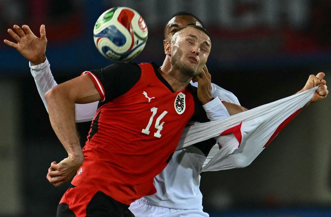 Kalajdzic gewann mit Österreich. © APA/afp / JOE KLAMAR