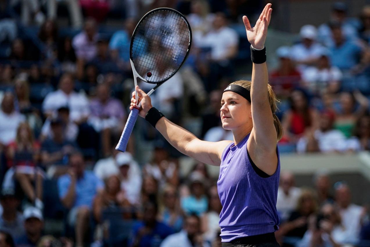 Karolina Muchova ist die Doppelpartnerin von Williams in Berlin. © APA/afp / TIMOTHY A. CLARY
