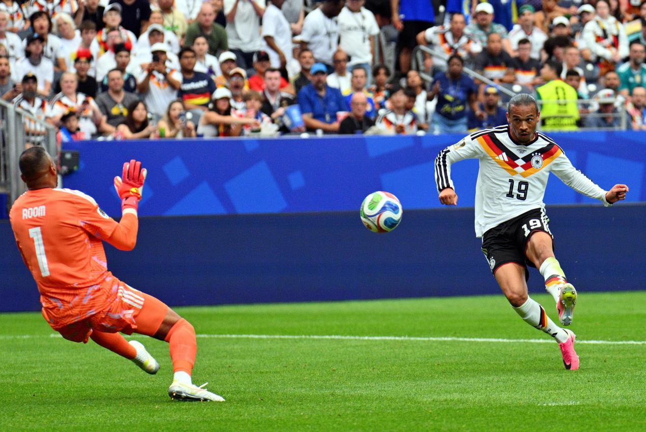 Ließ zwei Großchancen liegen: Leroy Sané. © ANSA / SAM WASSON