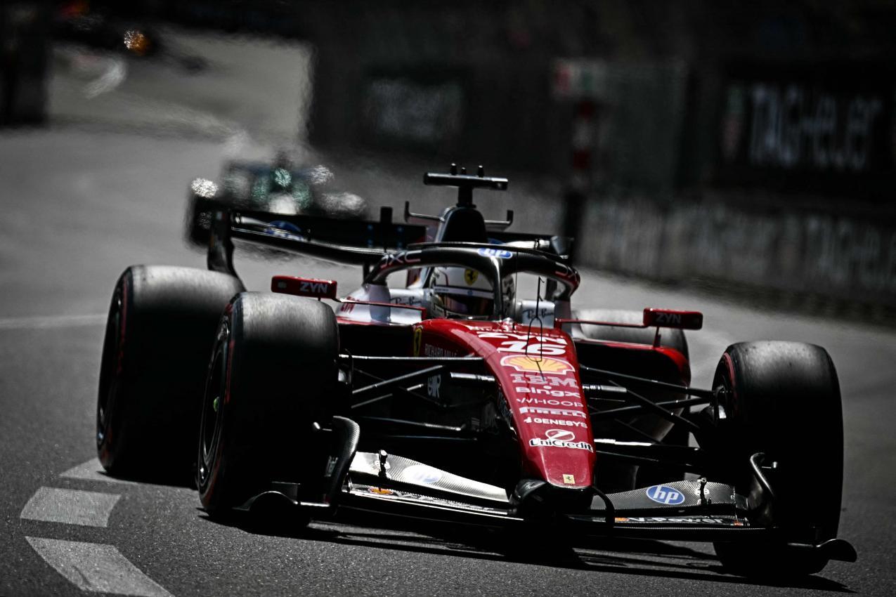 Lokalmatador Charles Leclerc musste sich mit Rang 4 begnügen. © APA/afp / GABRIEL BOUYS