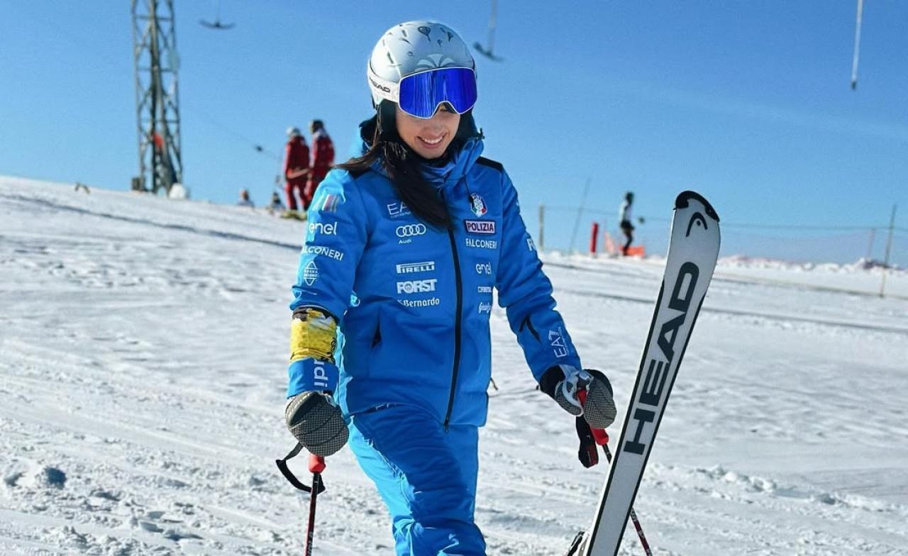 Marta Rossetti fährt wieder Ski. © Social Media