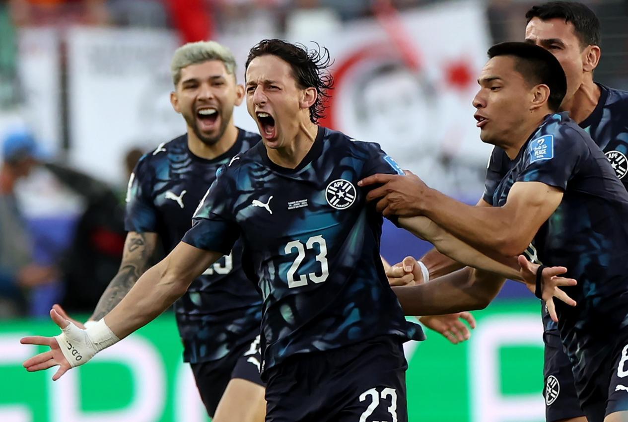Matias Galarza erzielte den goldenen Treffer. © ANSA / BENJAMIN FANJOY
