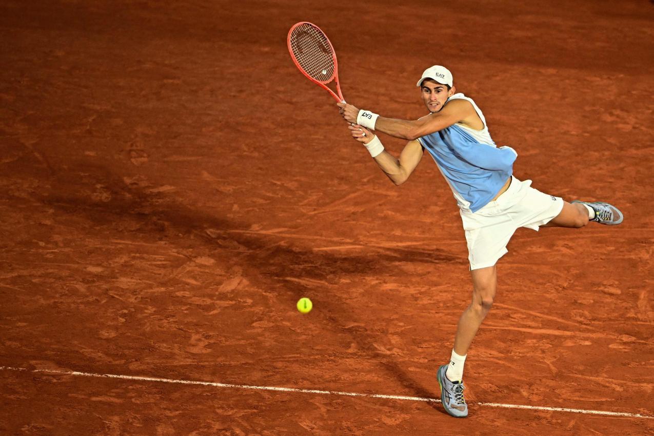 Matteo Arnaldi kann nicht antreten. © APA/afp / JULIEN DE ROSA
