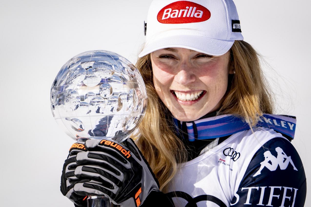 Mikaela Shiffrin ist erfolgreichste Skifahrerin aller Zeiten. <?ZP?> © ANSA / JEAN-CHRISTOPHE BOTT
