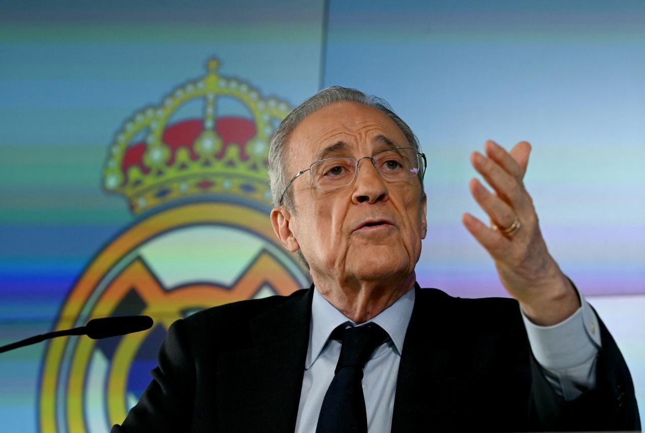 Real-Präsident Florentino Pérez. © APA/afp / JAVIER SORIANO