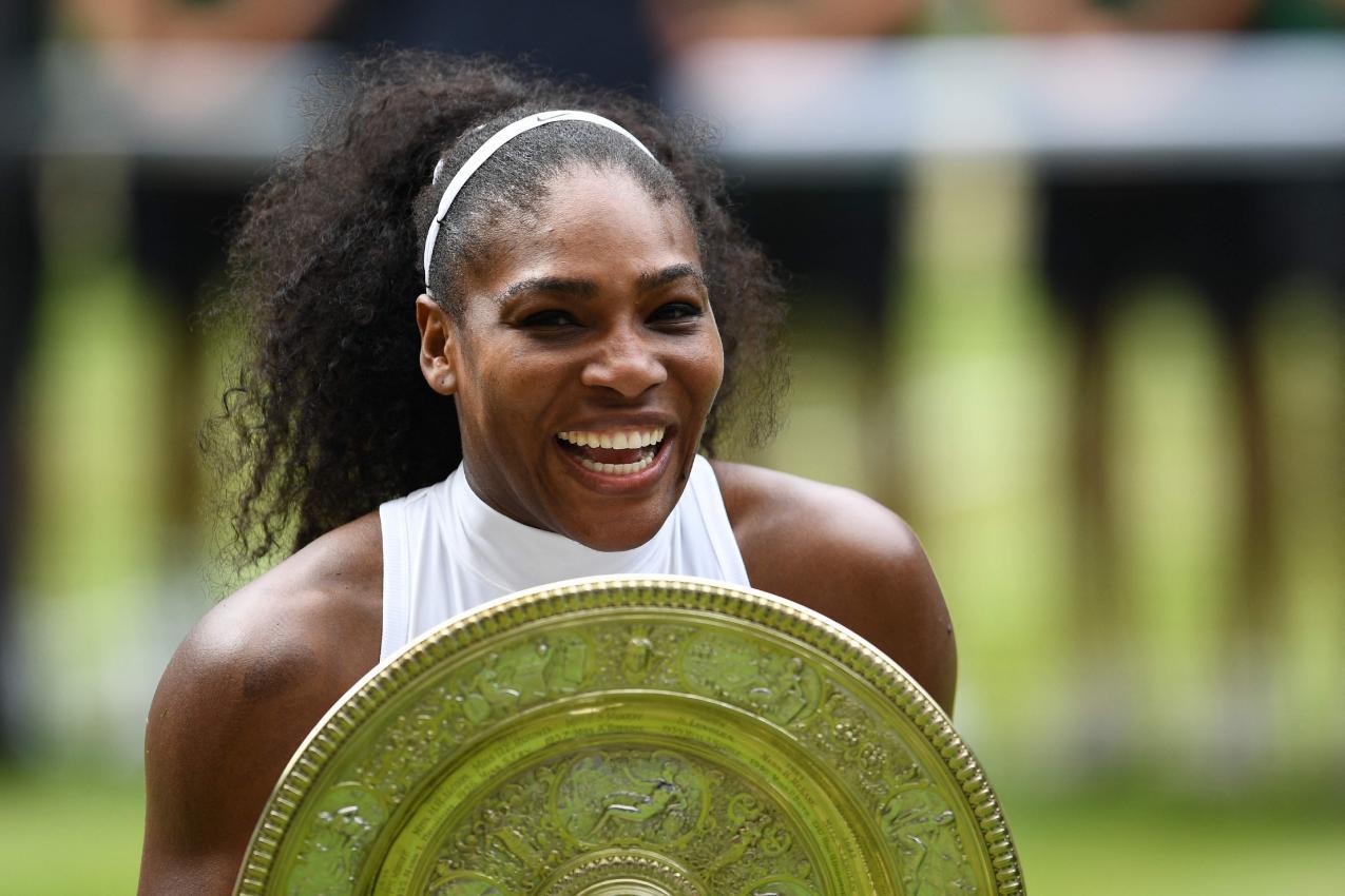 Serena Williams gewann in Wimbledon schon siebenmal. © APA/afp / GLYN KIRK