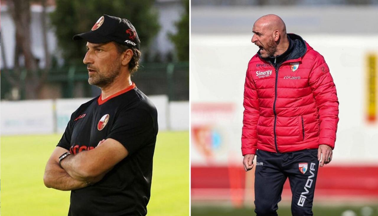 Sie sind die Trainerkandidaten beim FC Südtirol: Giorgio Gorgone (l.) und Davide Possanzini (r.)