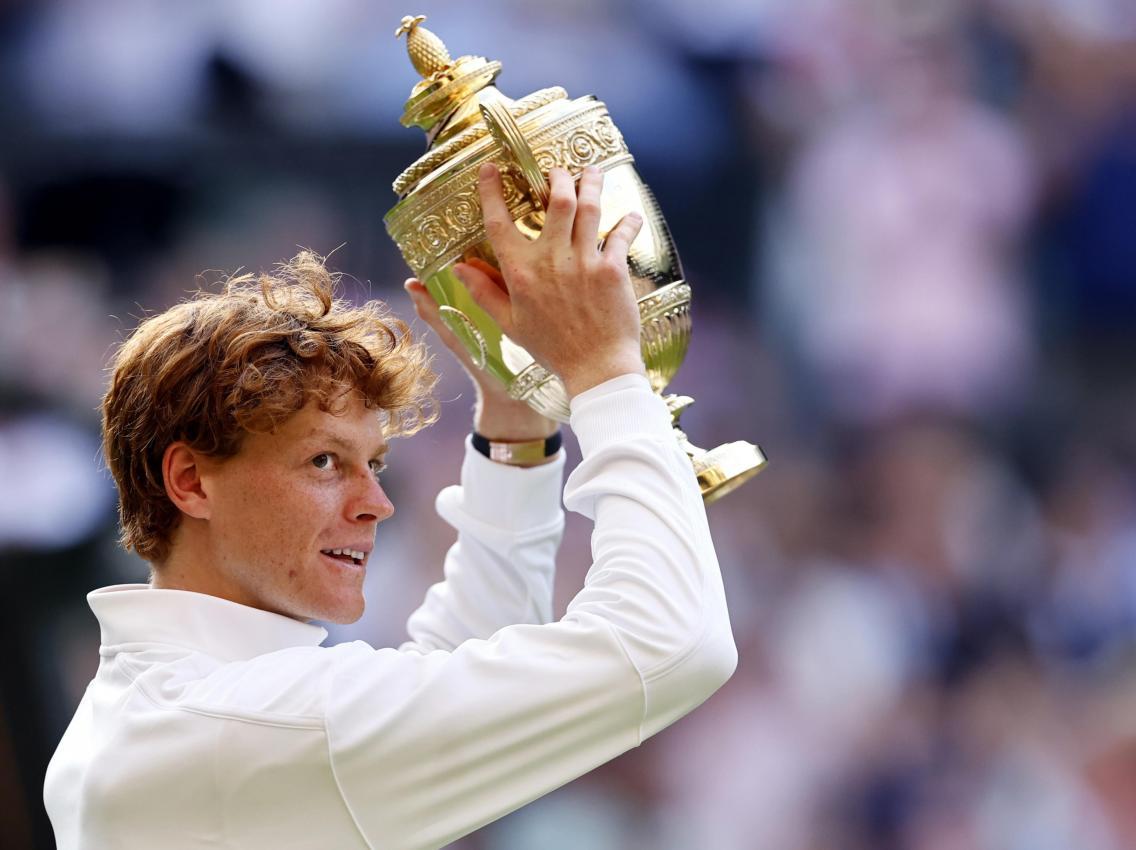 Sinner will seinen Wimbledon-Titel verteidigen. © ANSA / TOLGA AKMEN