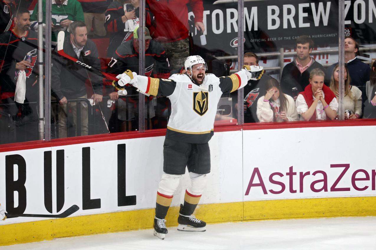 Tomas Hertl erzielte den Siegtreffer. © APA / JARED C. TILTON