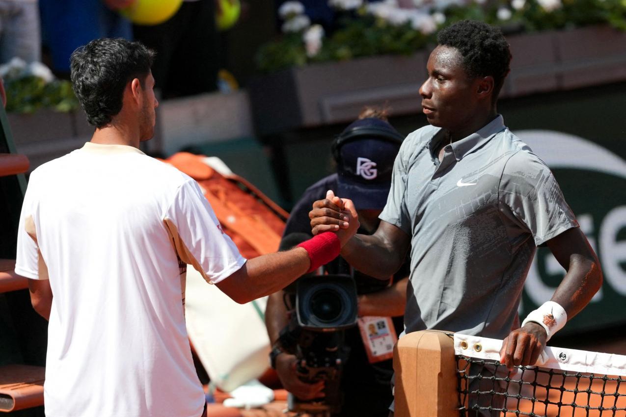 Vallejo musste gegen den französischen Youngster Moïse Kouamé die Segel streichen. © APA/afp / DIMITAR DILKOFF