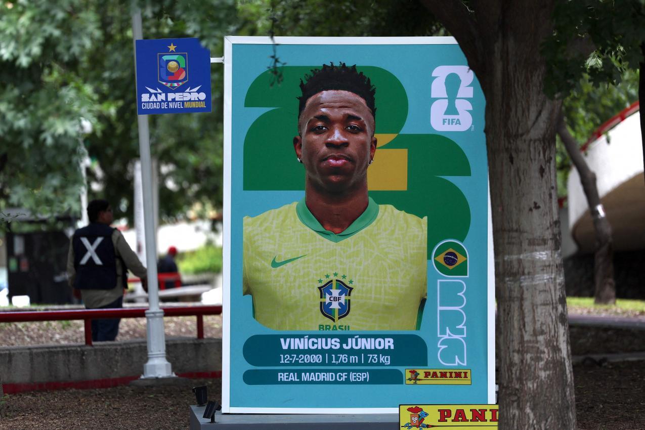 Vinícius Júnior  soll Brasilien nach oben führen. © APA/afp / JULIO CESAR AGUILAR