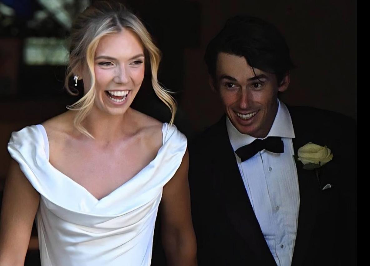 Alex De Minaur und Katie Boulter haben am Sonntag geheiratet. © British Tennis Fans