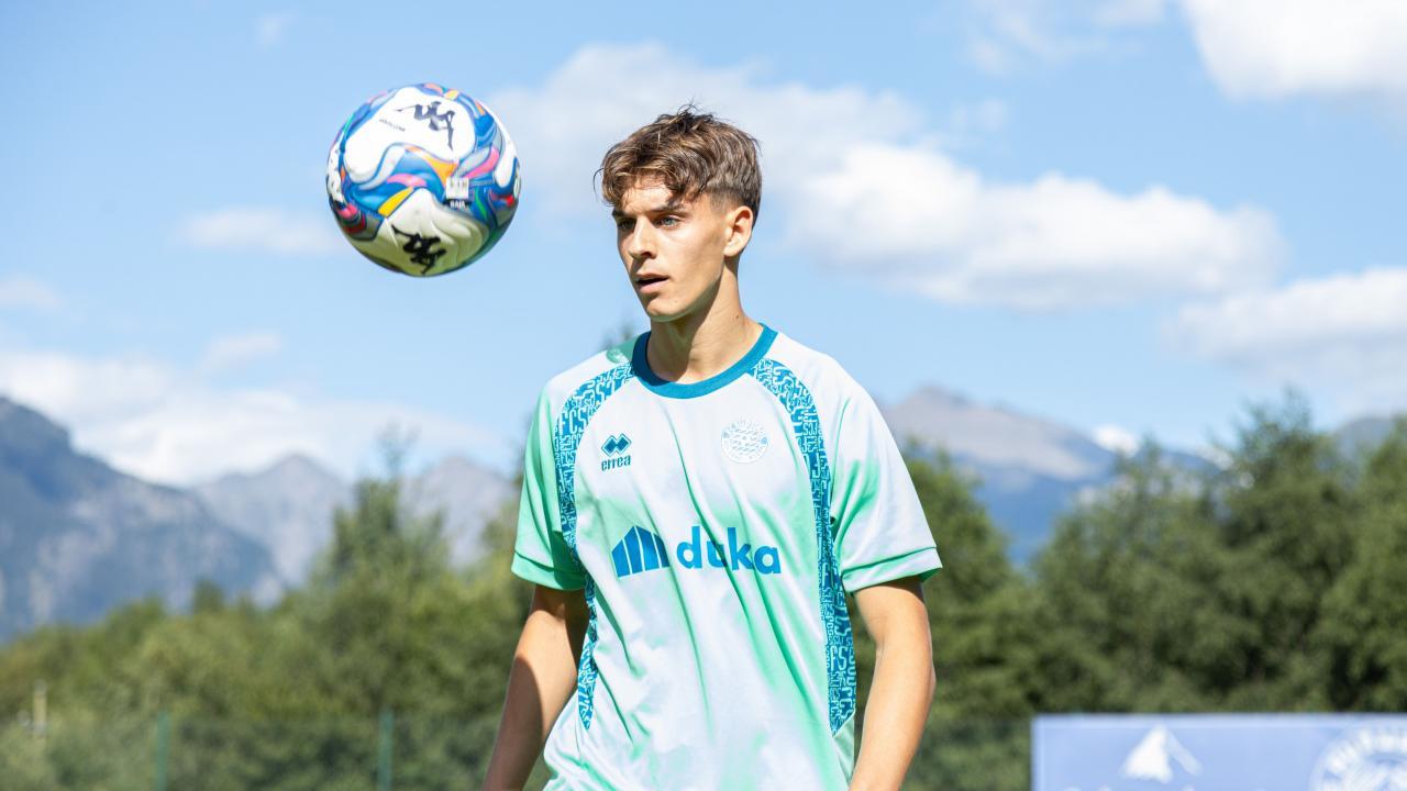 Aljosa Vasic bei seiner Vorstellung.