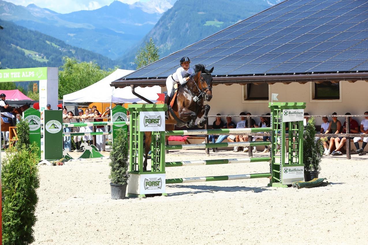 Am Sonntag wird das Springreiten in Wiesen abgeschlossen.