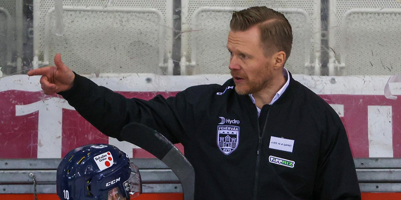 Antti Karhula arbeitete zweieinhalbe Jahre bei Fehèrvàr, zunächst als Assistenz-, dann als Cheftrainer. © ICE