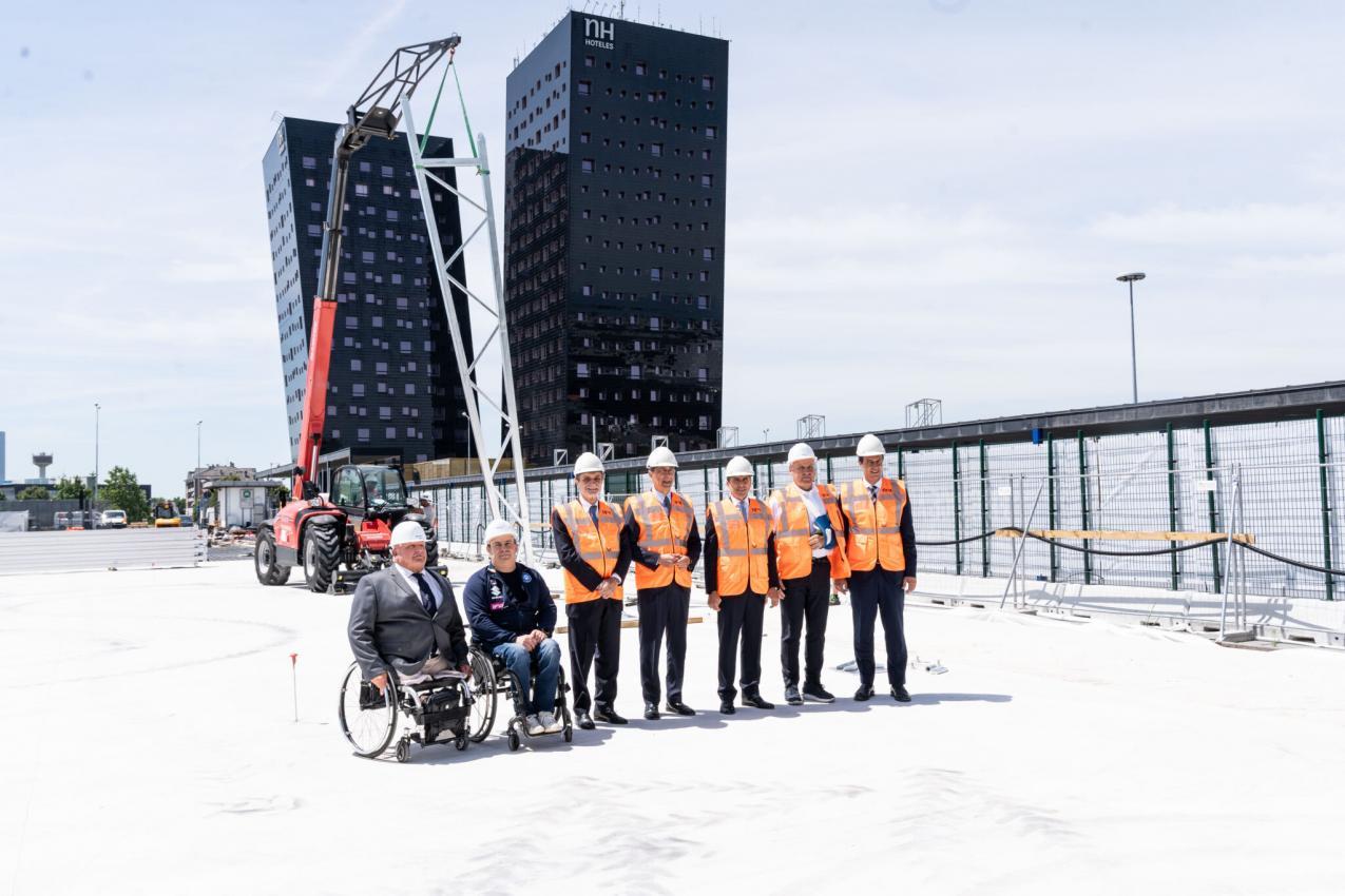 Auf dem Messegelände in Rho entsteht das neue Stadion. © Fondazione Fiera Milano