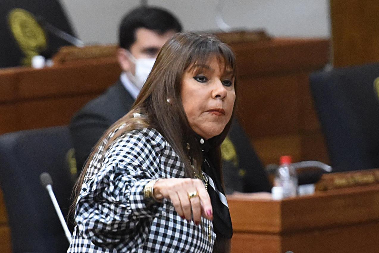 Celeste Amarilla ist ins Kreuzfeuer der Kritik geraten. © APA/afp / DANIEL DUARTE