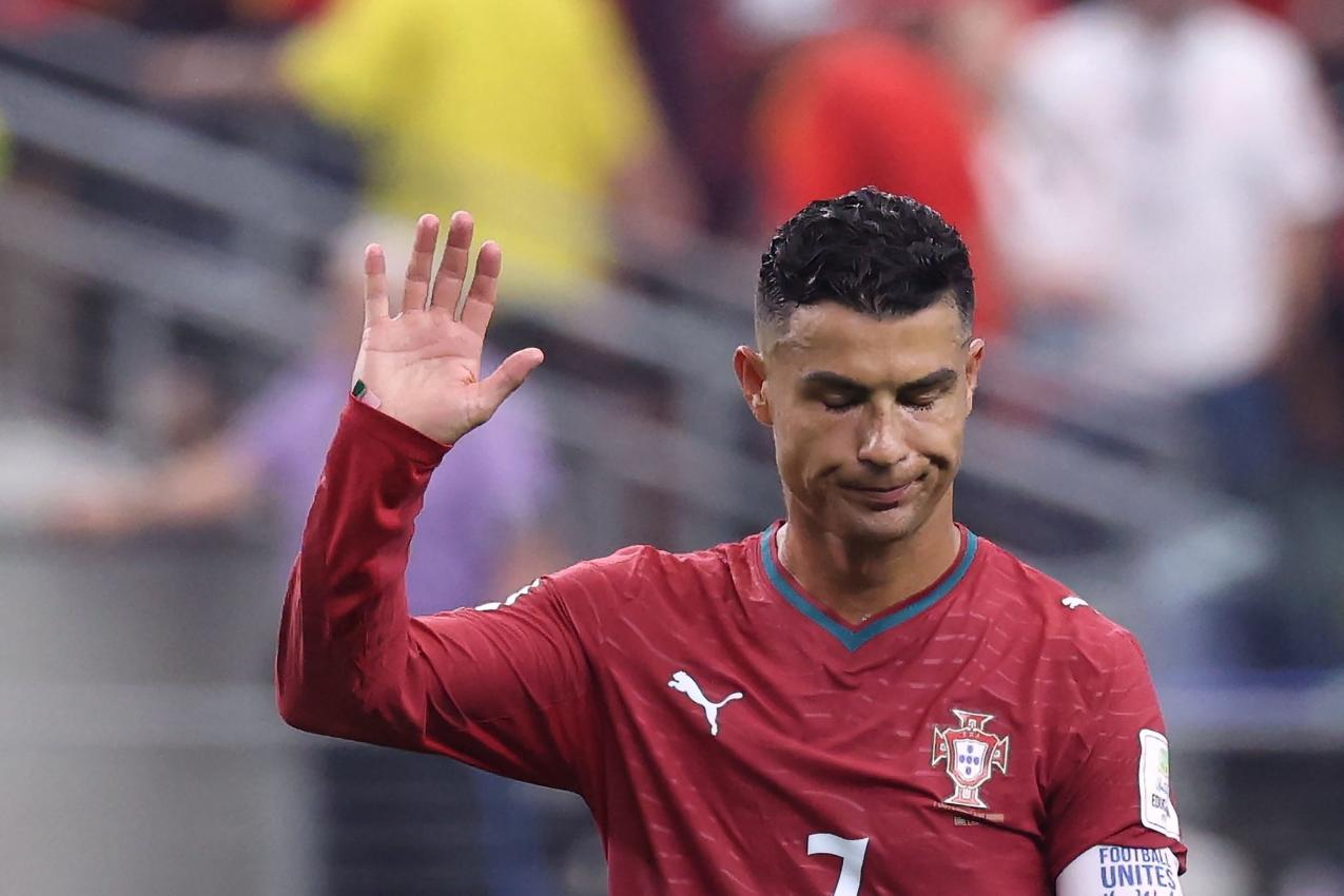 Crisitano Ronaldo verabschiedete sich ohne der großen Show von der WM-Bühne. © APA/afp / THOMAS COEX
