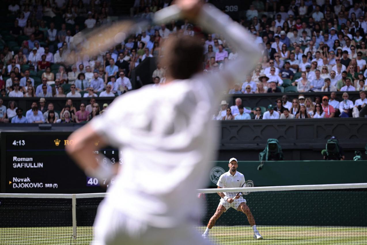 Djokovic hatte seine Probleme. © APA/afp / HENRY NICHOLLS