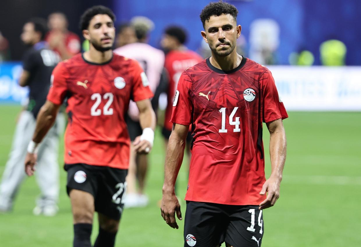 Ganz bitter: Hamdy Fathy gab das WM-Viertelfinale mit Ägypten spät aus der Hand. © ANSA / RONALD WITTEK