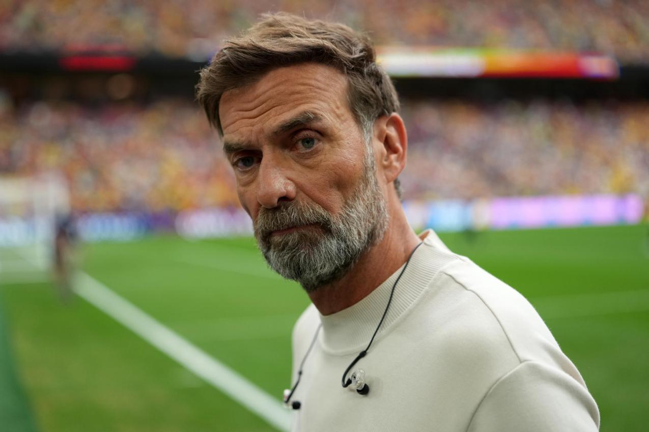 Klopp ist derzeit als Experte bei der WM im Einsatz. © ANSA / BOB FRID