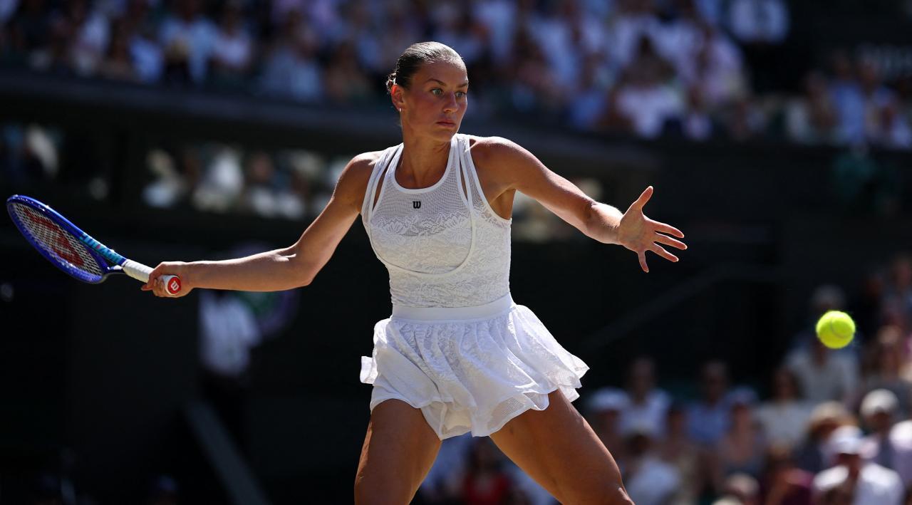 Kostyuk hatte wenig Mühe. © APA/afp / HENRY NICHOLLS