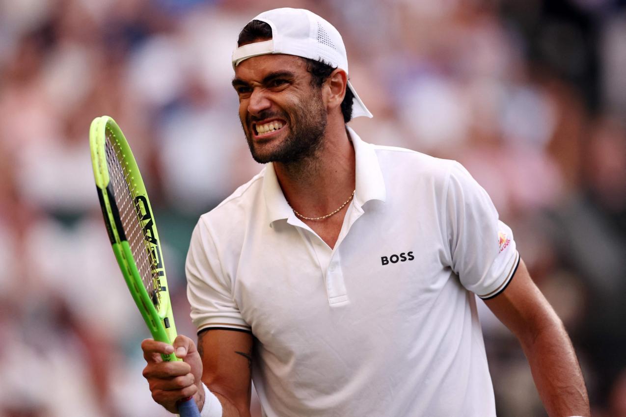 Matteo Berrettini ist ausgeschieden. © APA/afp / HENRY NICHOLLS