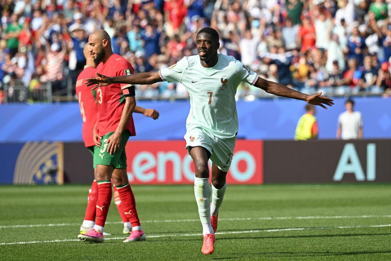 Ousmane Dembélé sorgte für die Entscheidung. © APA / SHAUN BOTTERILL
