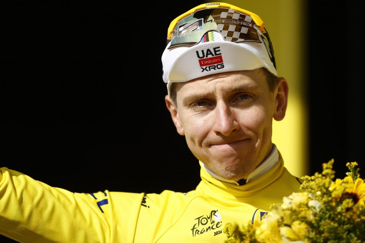 Pogacar will den Tour-Titel. © ANSA / YOAN VALAT