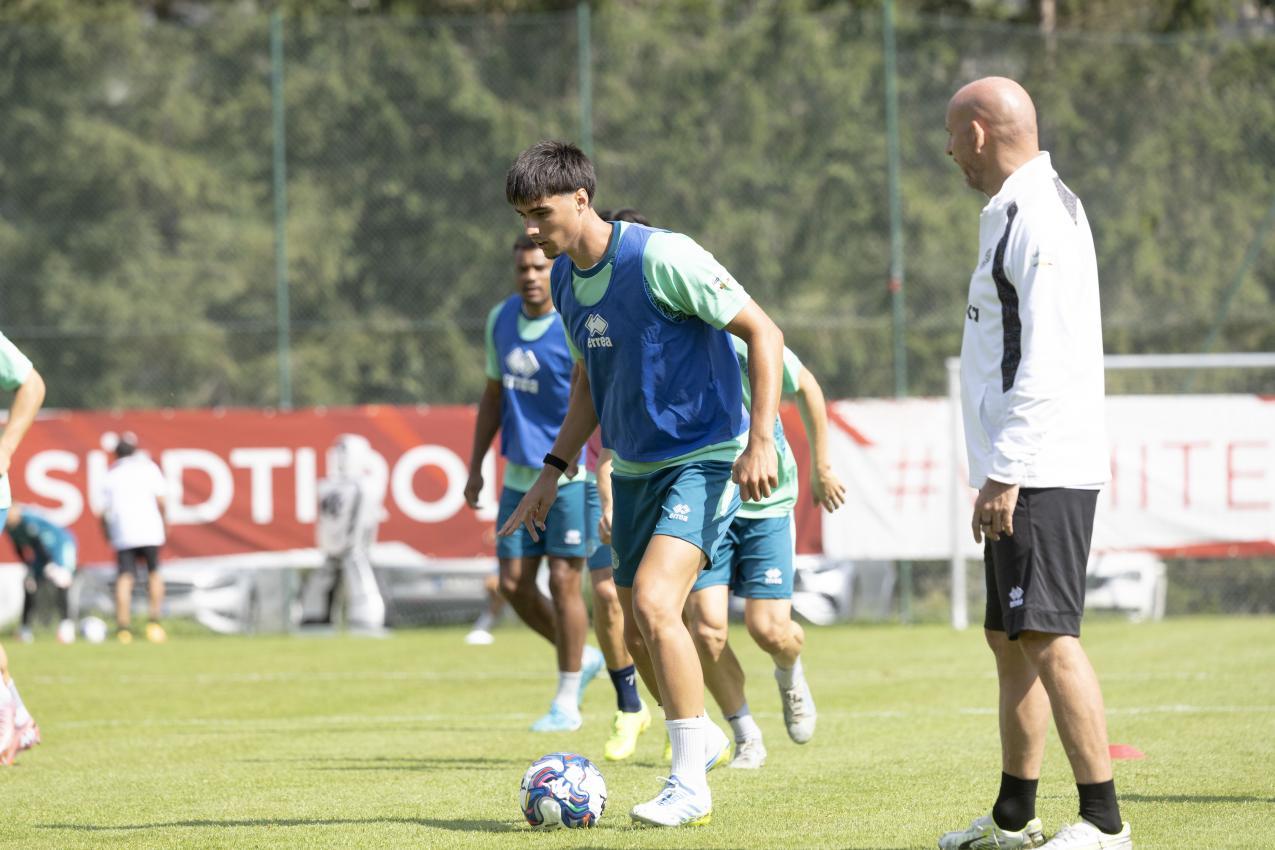 Raphael Kofler beim Trainingslager im Ridnauntal.