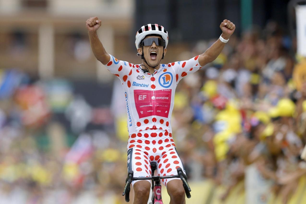 Richard Carapaz hat die Königsetappe gewonnen. © ANSA / GUILLAUME HORCAJUELO