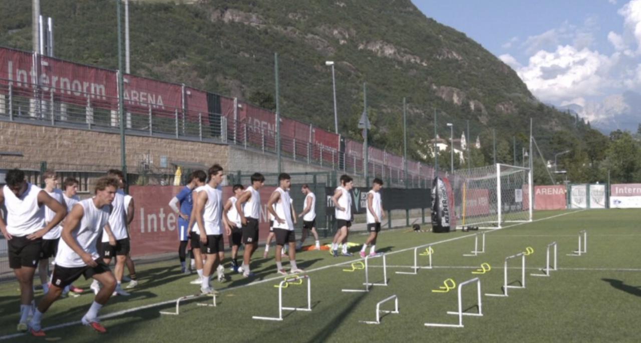 Seit Montag schwitzt Virtus Bozen in der Internorm-Arena auf den Talferwiesen. © VB33 / Screenshot