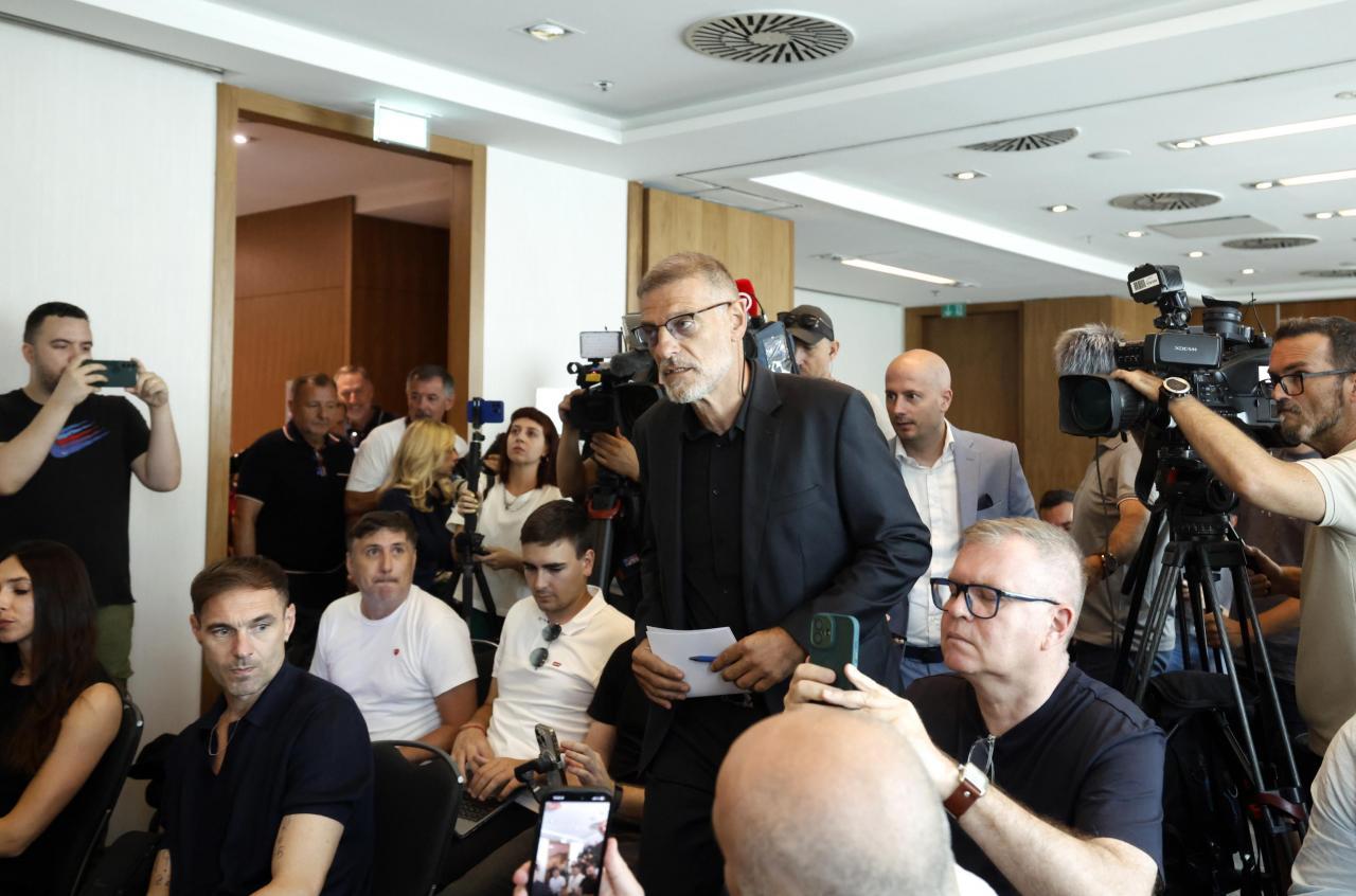 Slaven Bilic geht in seine zweite Amtszeit. Am Montag wurde er in Zagreb vorgestellt. © ANSA / ANTONIO BAT