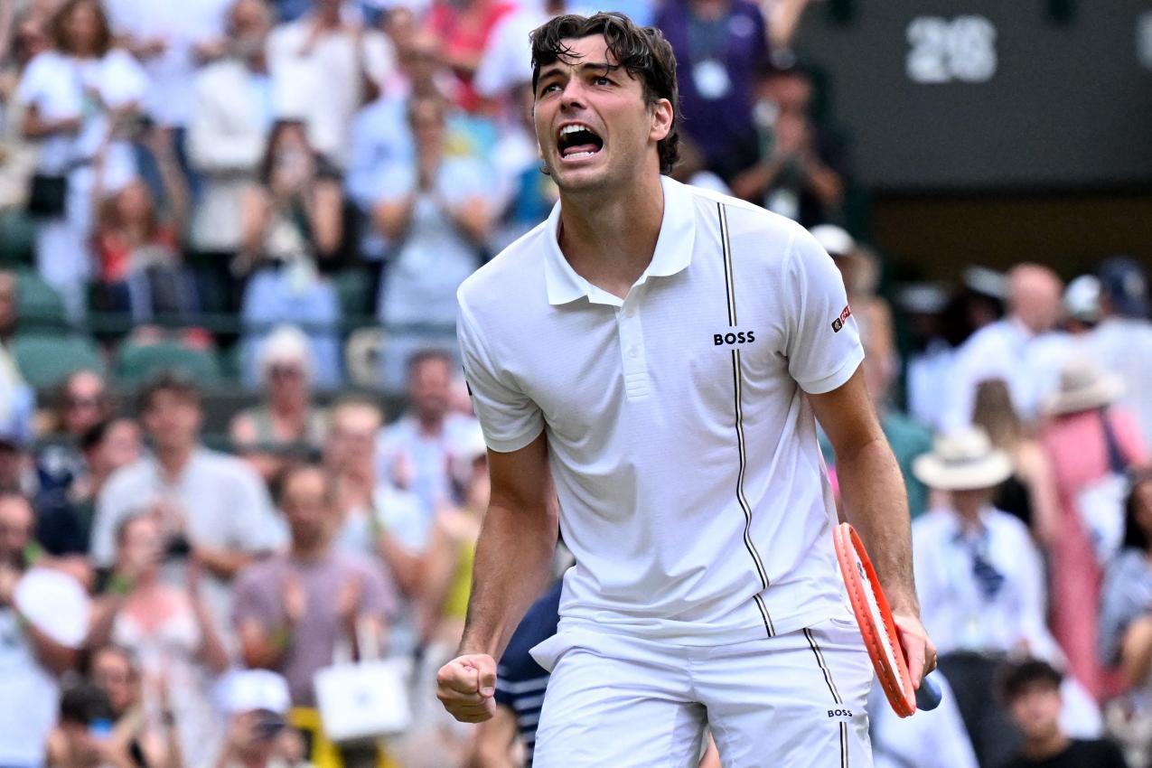 Taylor Fritz ist der Angstgegner von Zverev. © APA/afp / KIRILL KUDRYAVTSEV