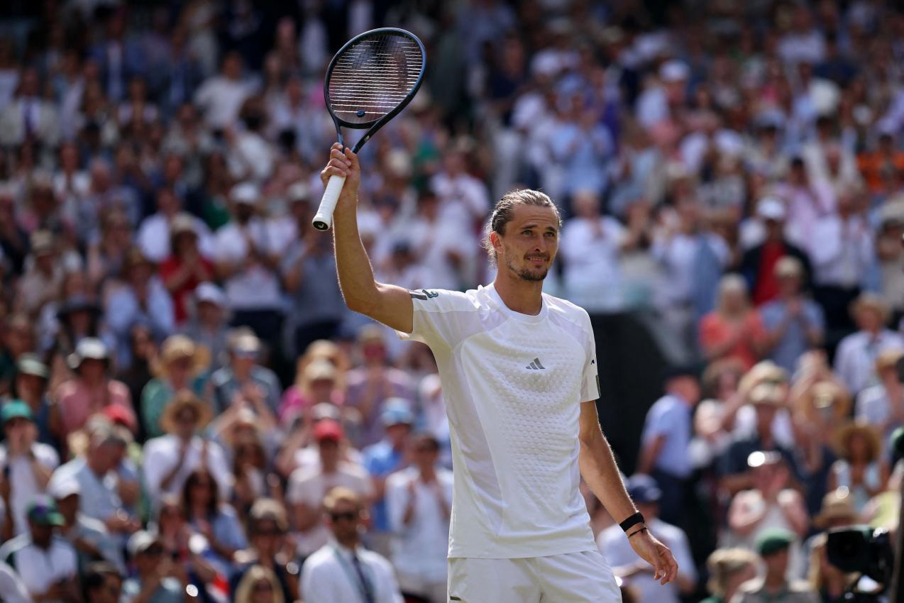 Zverev ist in einer überragenden Form. © APA/afp / HENRY NICHOLLS