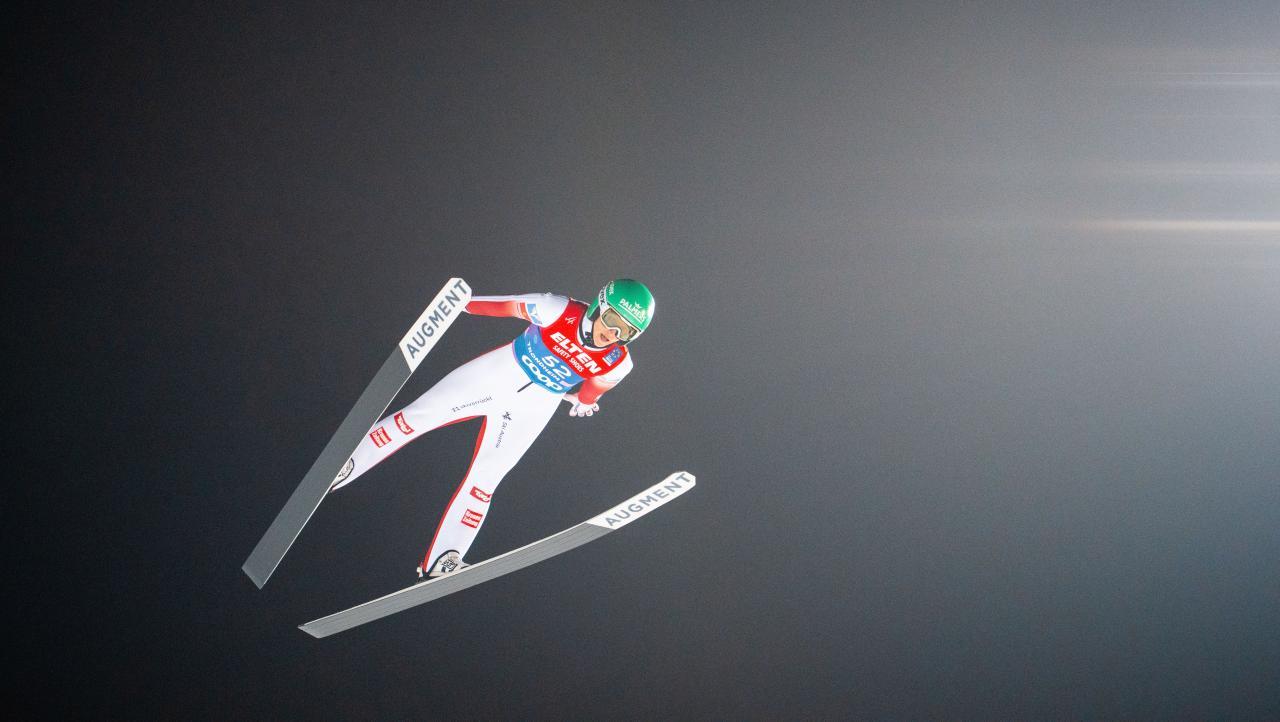 Bald wieder in der Luft zu sehen: Eva Pinkelnig. © APA / GEORG HOCHMUTH