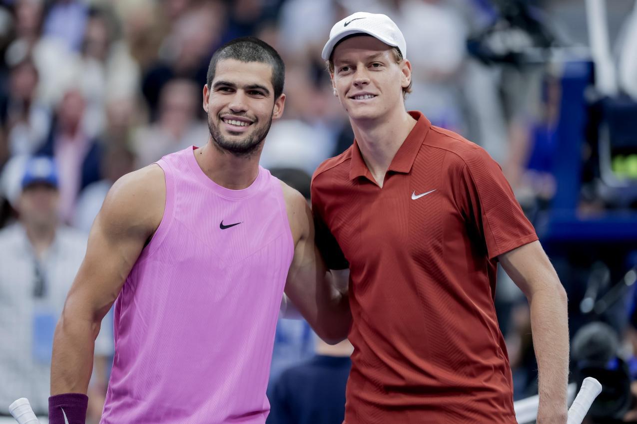 Carlos Alcaraz und Jannik Sinner: Sind sie bei den US Open dabei? © ANSA / stf