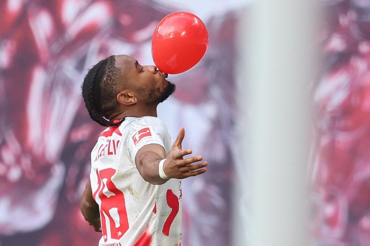 Christopher Nkunku kehrt nach Leipzig zurück. © APA/afp / RONNY HARTMANN