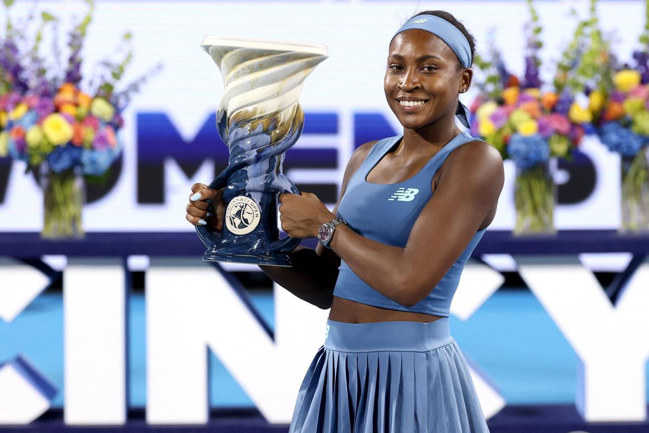Coco Gauff hat ihre eigene Sichtweise auf die Dinge. © APA / MATTHEW STOCKMAN